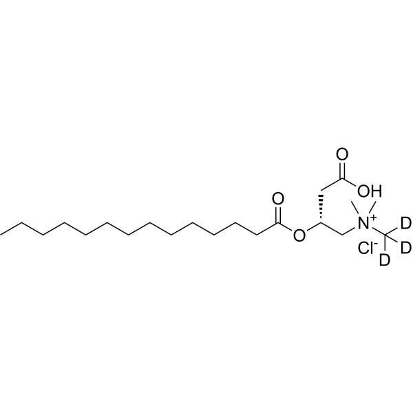 Myristoyl-L-carnitine-d3 chloride (myristoyl-L-carnitine d3 (hydrochloride)) 1334532-25-0